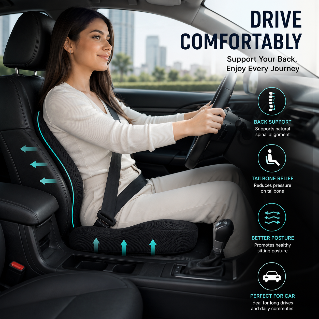 CAR SEAT CUSHION